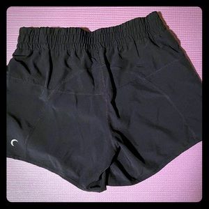 ZYIA Activewear Black Track Shorts